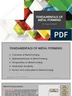 Fundamentals of Metal Forming