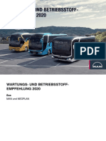 Wartungs-Und Betriebsstoff - Empfehlung 2020: Bus Man Und Neoplan