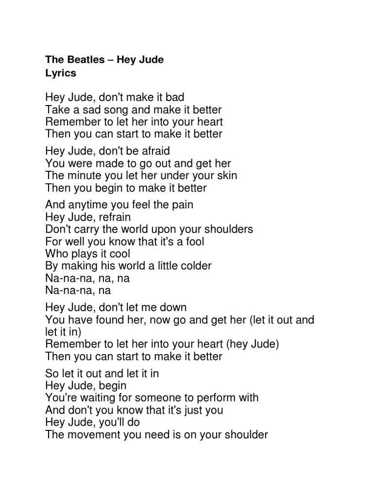Lyrics To All In All