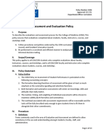 4406 Assessment and Evaluation Policy