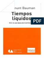 Bauman - Tiempos Líquidos - Cap. 4