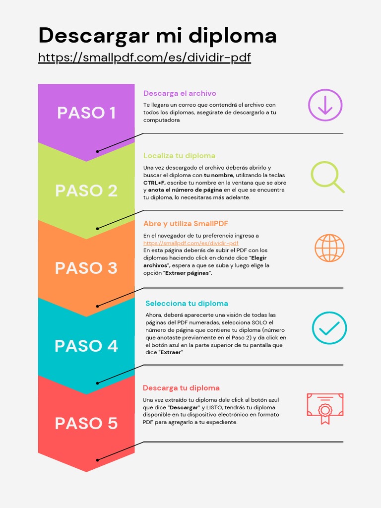 Aprende A Descargar Tu Diploma Pdf