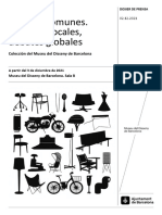 Dosier de Prensa Objetos Comunes