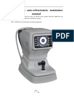 AR810 The Maintain Handbook of The Auto Refractometer