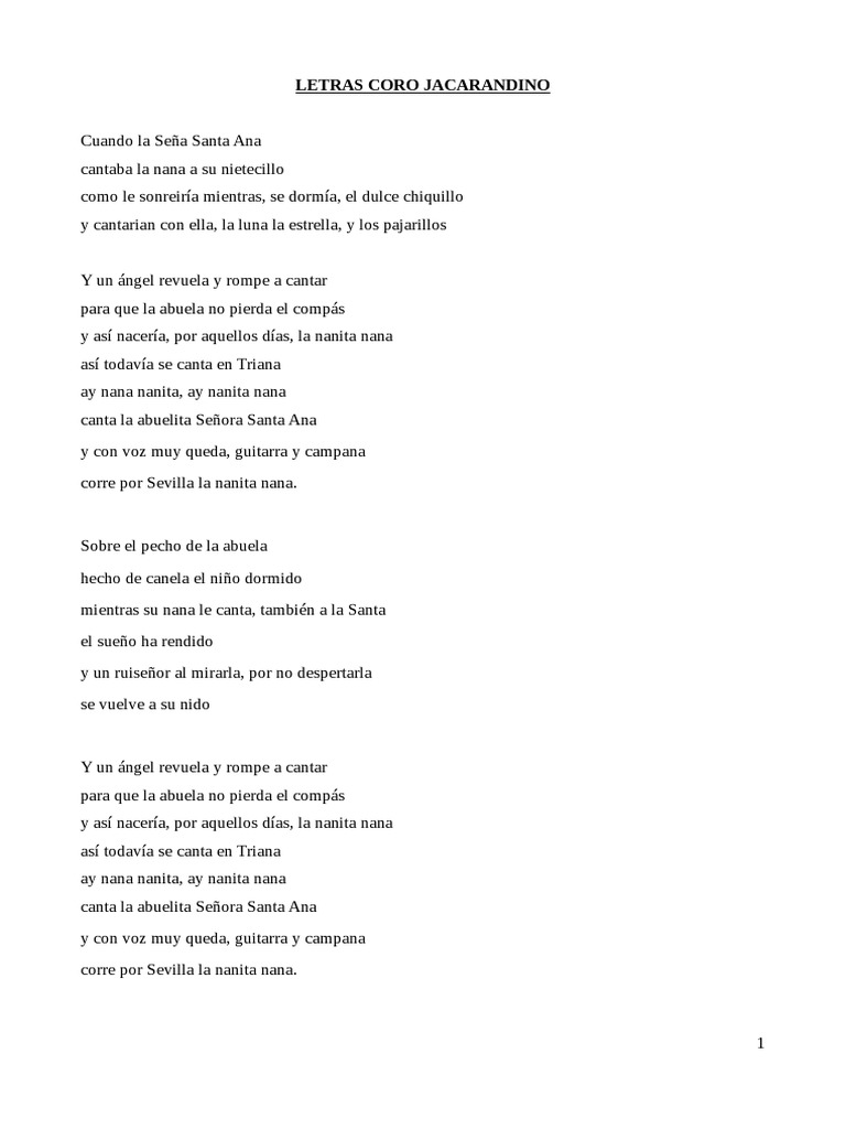 Villancicos Tradicionales para Niños | PDF | María, madre de Jesús ...