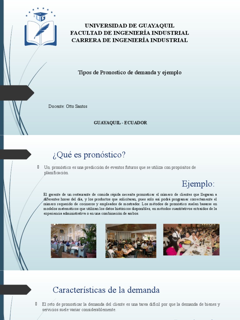 8.Tipos de Pronosticos PDF Mercado (economía) Investigación de