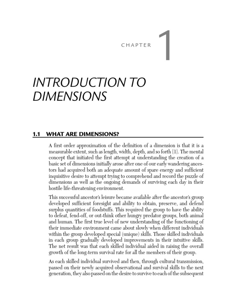 Introduction To Dimensions PDF International System Of Units Kilogram