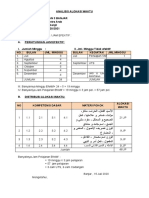 Analisis Alokasi Waktu X