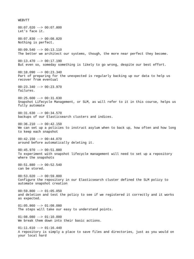 110 Snapshot Lifecycle Management English PDF Backup