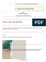 F7755 - Sensor Unit LED Definition