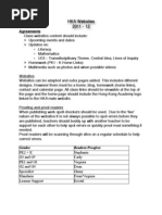 Website Essential Agreements