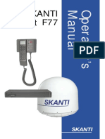 Skanti Scansat f77 Operators Manual
