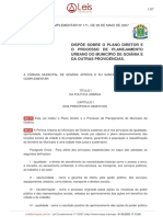 Lei Complementar 171 2007 Goiania GO