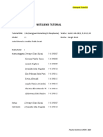 B. (Notulensi Tutorial Pertemuan 1 - Nama Kelompok - Modul Ke-)