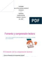 Fomento y Comprensión Lectora