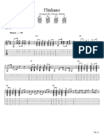 Italian Guitar Chord Progressions Arranged by Sleman Shalabi