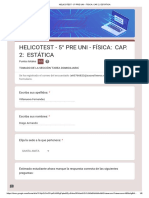 Helicotest - 5° Pre Uni - Física - Cap. 2 - Estática