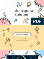 Reader Response Analysis