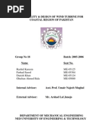 Download Project Report  Wind Energy Feasiibilty and Design  by Ghufran Ahmed Bala SN62468040 doc pdf