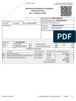 Boletin de Pago Administracion Aduanera de Honduras: Declaración No. 230011004253W