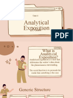Unit 4. Analytical Exposition Text