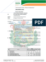 Solicitud de asignación y certificación presupuestal para obra de reparación de sala multiuso