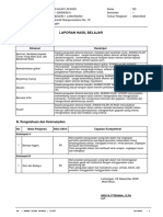 LAPORAN HASIL BELAJAR