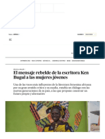 8M - El Mensaje Rebelde de La Escritora Ken Bugul A Las Mujeres Jóvenes - Planeta Futuro - EL PAÍS