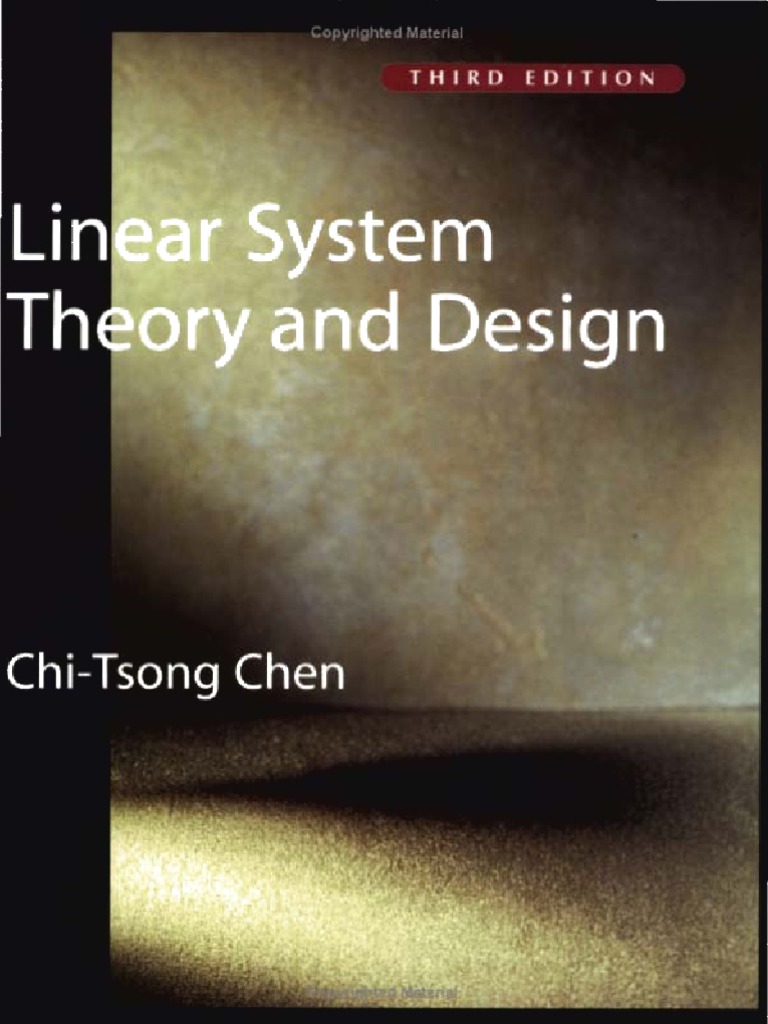 线性系统理论与设计（第三版）) (Linear System Theory and