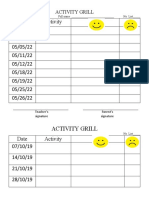 Student Activity Tracker Template