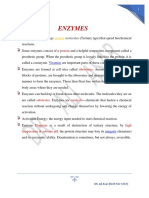 Enzymes Material PDF