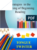 STATEGIES in The Teaching of Beginning Reading