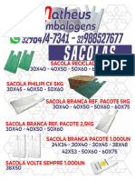 Catalogo Matheus Embalagens