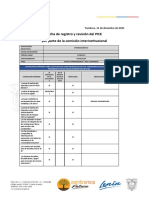 Ficha de Registro Pice