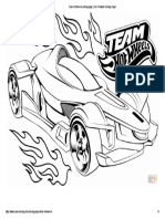 Team Hot Wheels Coloring Page - Free Printable Coloring Pages