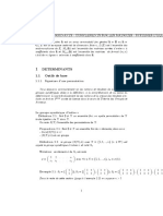 Determinants - Complements Sur Les Matrices - Systemes D'Equations Lineaires