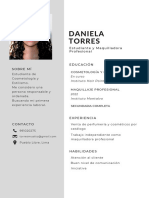 Daniela Torres: Estudiante y Maquilladora Profesional