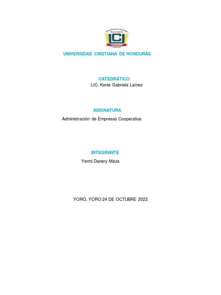 Control Interno de Una Cooperativa | PDF | Contabilidad | Estado financiero