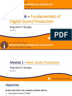 Fundamentals of Digital Sound Production