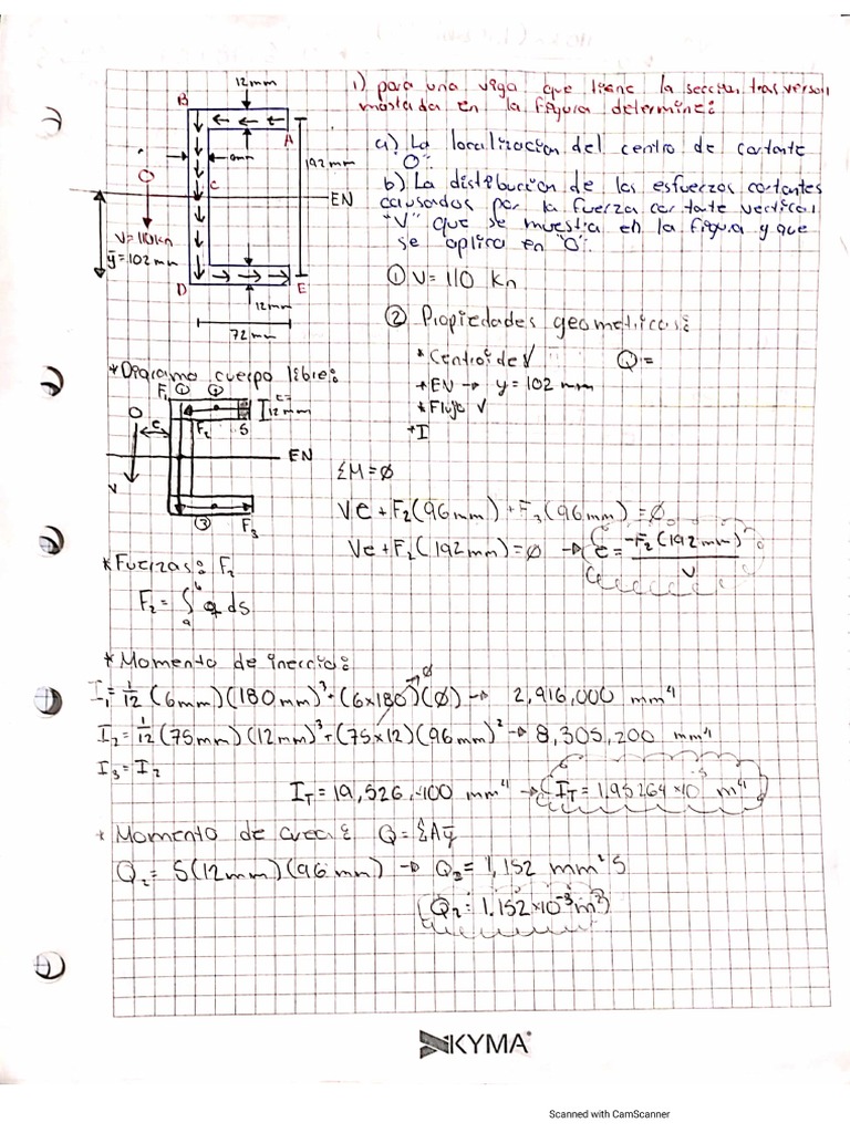 Tarea 6 Centro de Cortante PDF