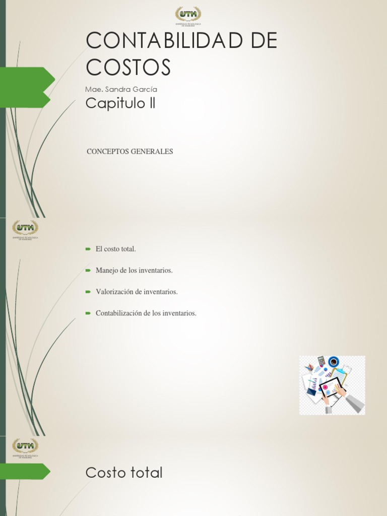 Capitulo II Contabilidad de Costos I 2 | PDF | Costo | Inventario