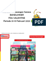 Standar Pemasangan Sarana Brandlinner FDU VALENTINE PERIODE 01-15 FEBRUARI 2023