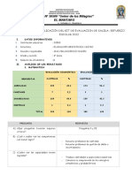 Formato-Informe de Evaluación de Salida - Refuerzo Escolar 2022 6° Grado