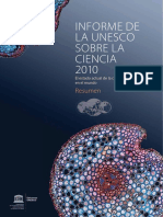 Informe de La UNESCO Sobre La Cienca 201