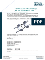 Aseptic Flange Union DIN11864-2 DIN - 11866 DS v1.4