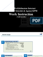 UI Work Instruction For Projek Perkhidmatan Internet Interim Di Sekolah..