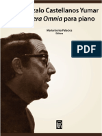 Gonzalo Castellanos Yumar, Opera Omnia para Piano (Final)