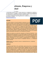 Medio ambiente, empresas y contabilidad: divulgación de información ambiental