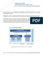 Practice Bulletin - Assessment of Internal Audit Function