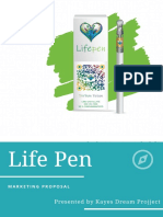 Marketing Proposal For Life Pen